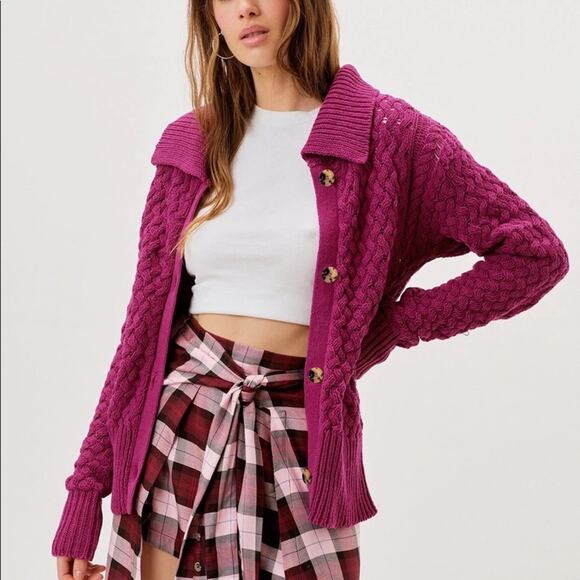 FOR LOVE AND LEMONS FLORENCE CARDIGAN NWT XS - Picture 1 of 12